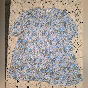 AS Collection, Girls 6Y, Dress, Short Sleeve Floral